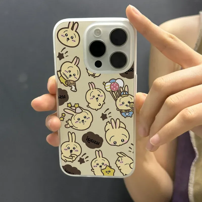 Cute Usagi Chiikawa Cartoon Lovely Phone Case For iPhone 16 15 14 13 12 11 Pro Max XS Max 78 Plus MINI Y2K Creative Lucky Cover