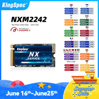 KingSpec M.2 SSD M2 NVME 128GB 256GB 512GB 1TB Ssd M.2 PCIe 3.0 Drive Solid SSD Disk NMVE Hard Drive 2242 for Notebook Desktop