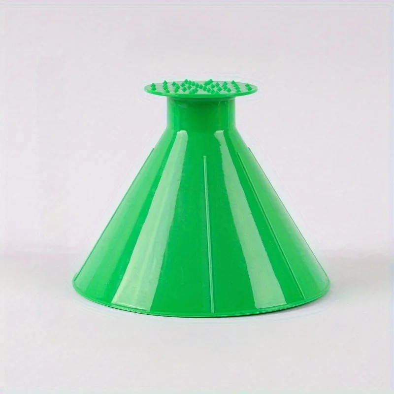 1 Buah Alat Penghilang Salju Kerucut Kaca Depan Corong Pengikis Es Kaca Depan Jendela Mobil