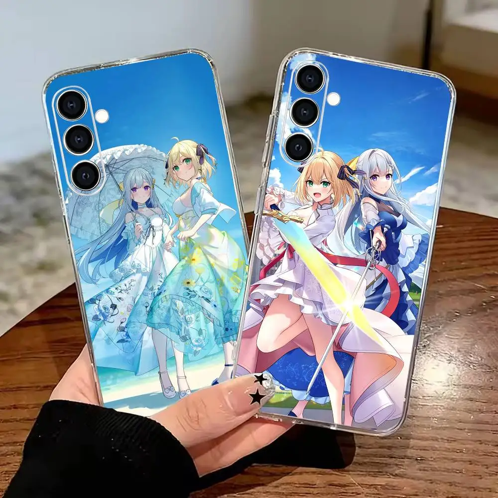 Чехол для телефона Magic Anime MagiRevo для Samsung Galaxy A55 A06 A16 A26 A36 A56 A25 A35 A15, прозрачный гибкий чехол