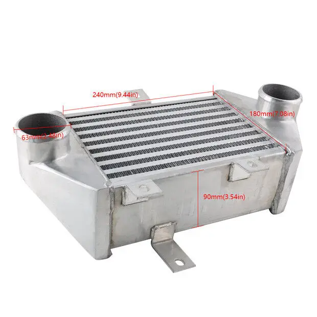 Intercooler for 91-95 Toyota MR2 Coupe 2D 2.0L DOHC Side Mount Aluminum Polished