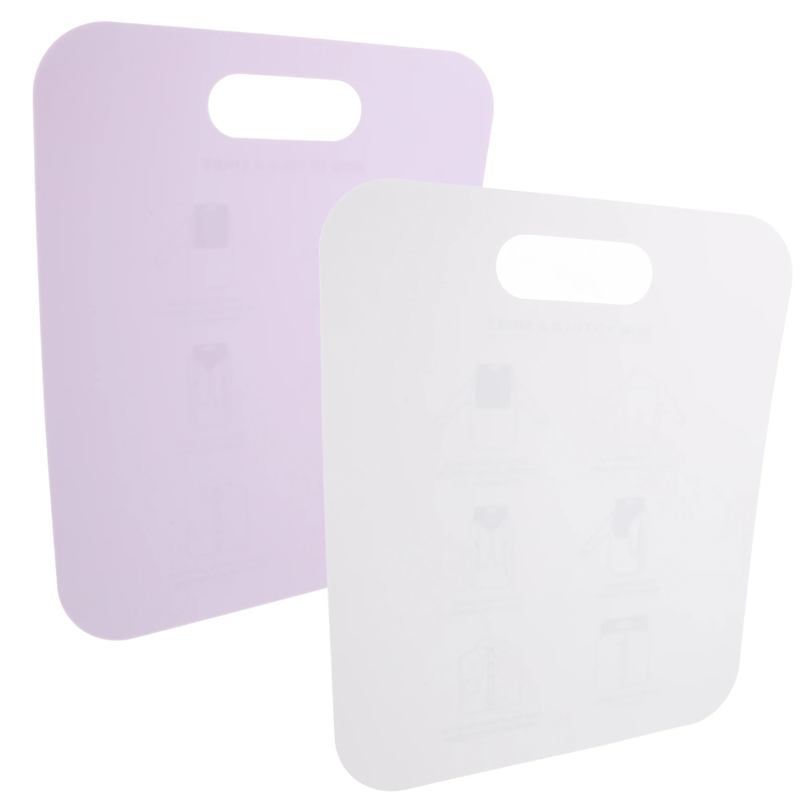 

2pcs Clothes Folding Board Lightweight Shirt Folding Tool For Home Drawer Closet Pp Garment Folder Anti-Wrinkle Laundry Folder