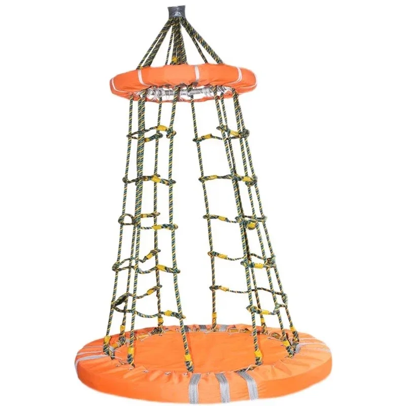 Marine hanging cage marine rescue platform sea woven basket