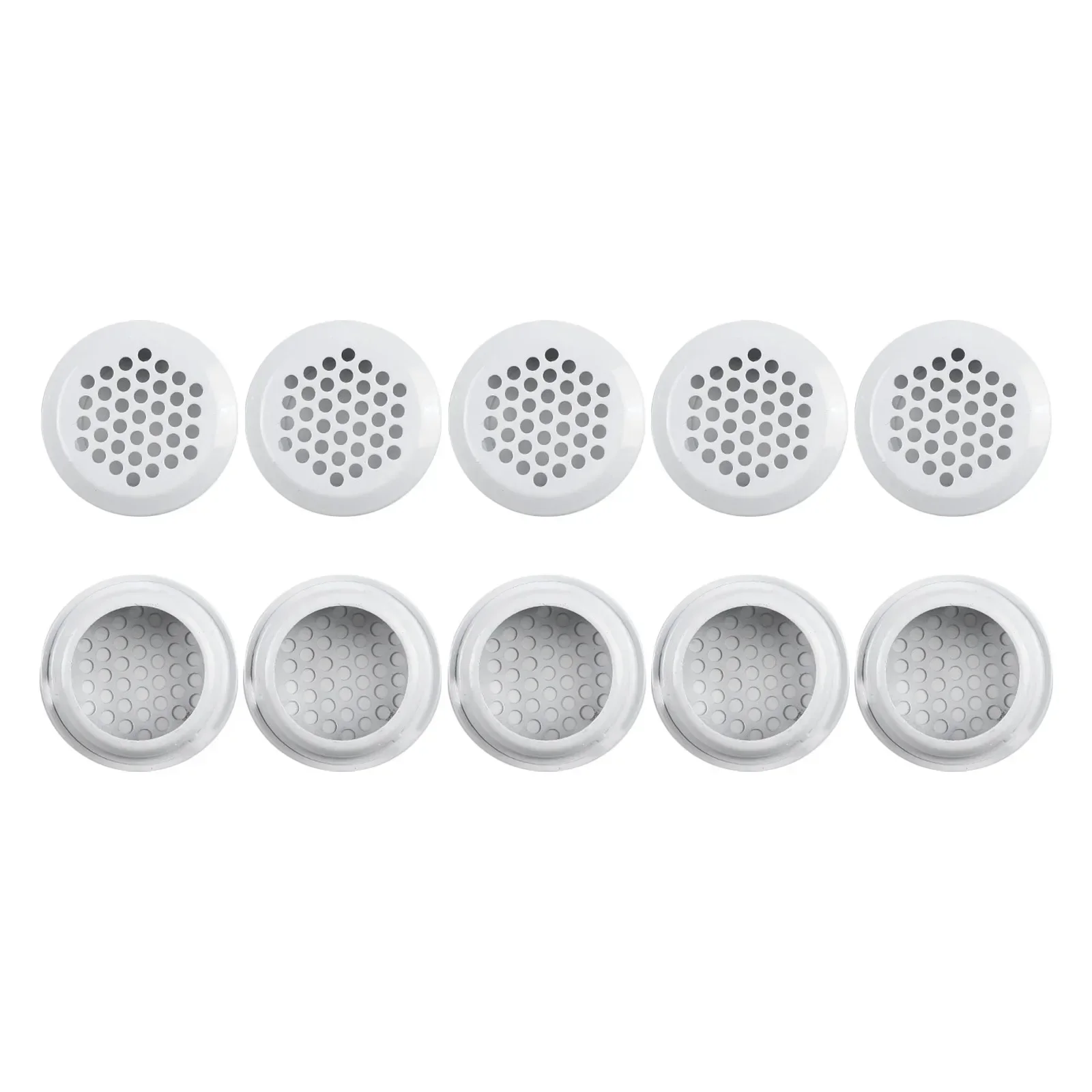 

Bevel Round Mesh Holes Metal Cabinet Cupboard Cabinet Cupboard Ducting Ventilation Grill Cover Home Round Air Vent