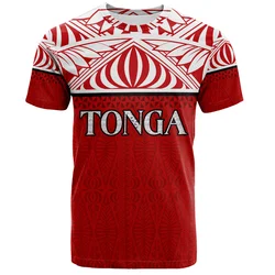 Summer Harajuku 3D Printing The Kingdom Of Tonga T Shirt Oceania Tonga National Day Graphic T-shirts Fashion Mens Clothing Tees