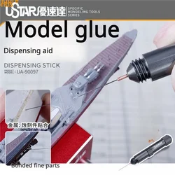 Ustar UA-90097 Glue Dispensing Stick Needle for Gundam Model Making Glue Dispensing Assistant Plastic Building Tool DIY