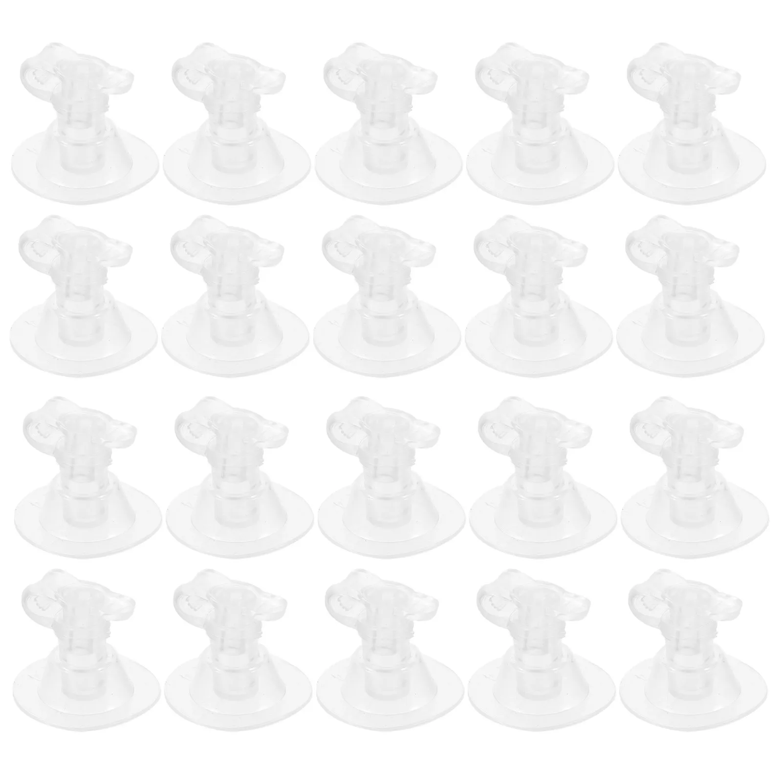 

50Pcs Inflatable Pillow Air Pump Nozzles Foot Pump Adapter Multipurpose Valve Converter for Swimming Ring Pool Float Pillow