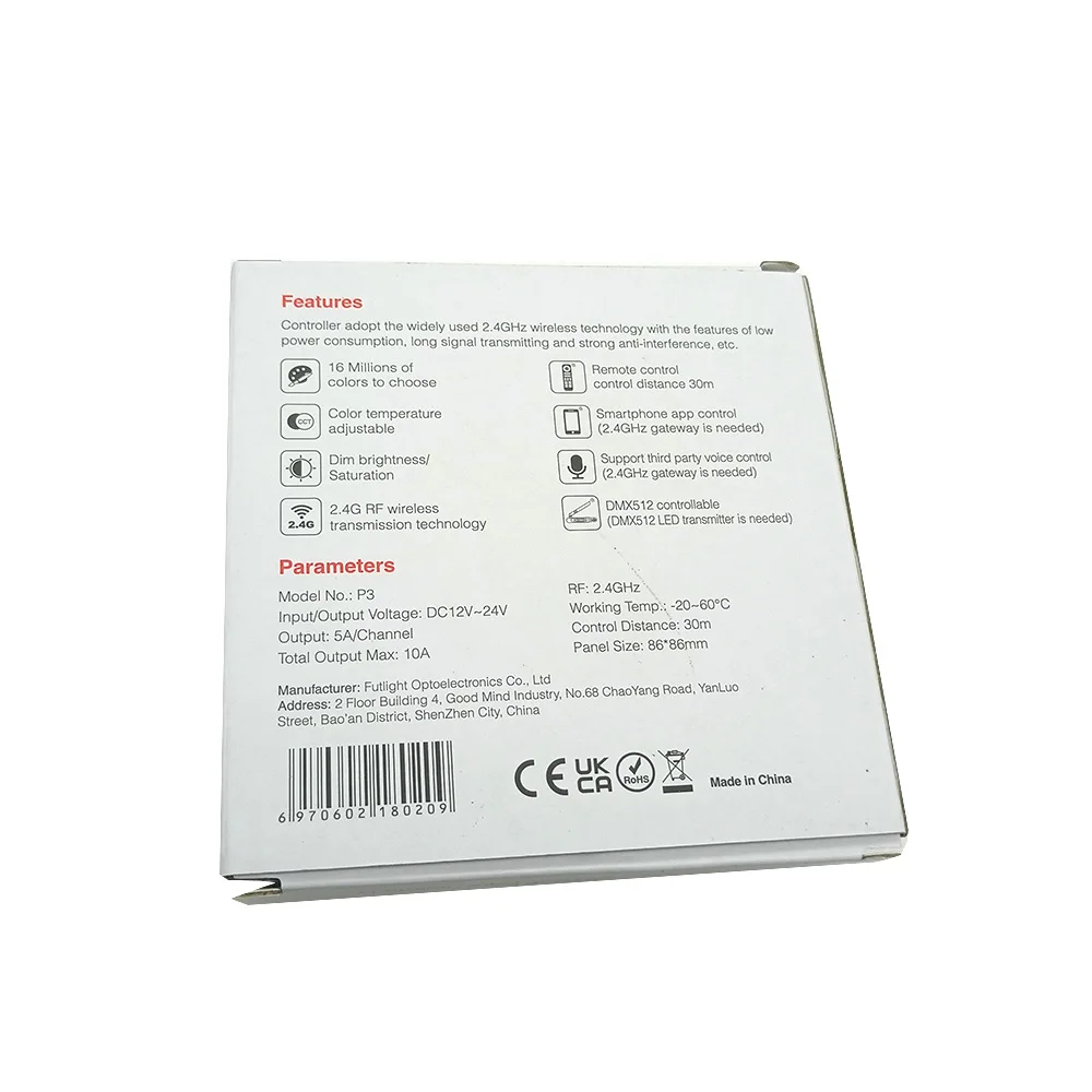 Milight Miboxer Smart Controller Yl5 ZL5-Box1 P3 Rf 2.4G 5in1 Wifi Stem Voor Single Color Cct Rgb Rgbw Draadloos