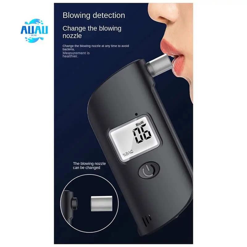 AUAU-Alcohol Tester Mr689 Breath Alcohol Concentration  Drunk Driving Tester High Precision Measuring Instrument