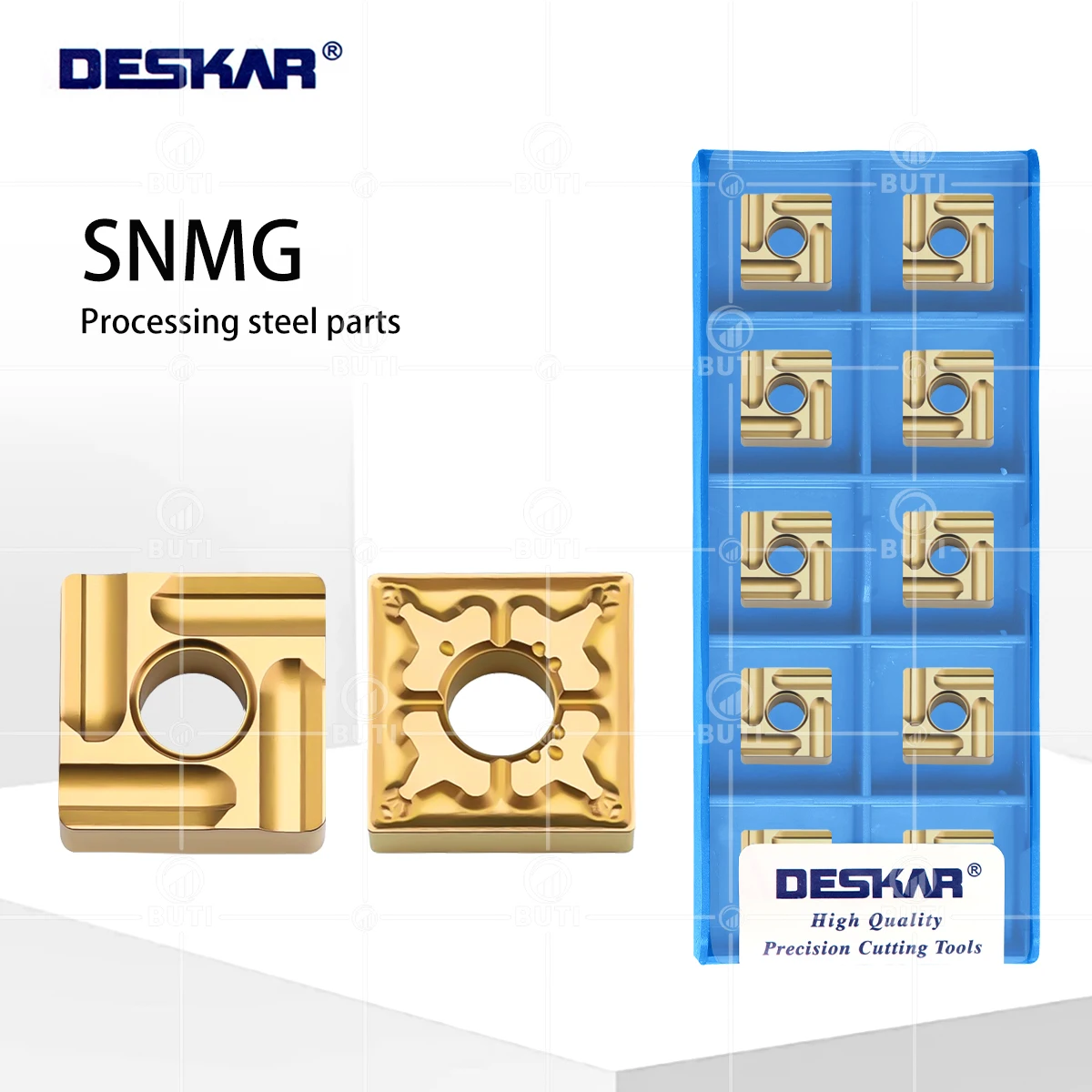 

DESKAR 100% оригинал SNMG 120408 SNMG 120408 R-S L-S TM LF9018 Токарный инструмент Токарный станок с ЧПУ Лезвие из сплава Сталь Инструмент Токарный инструмент