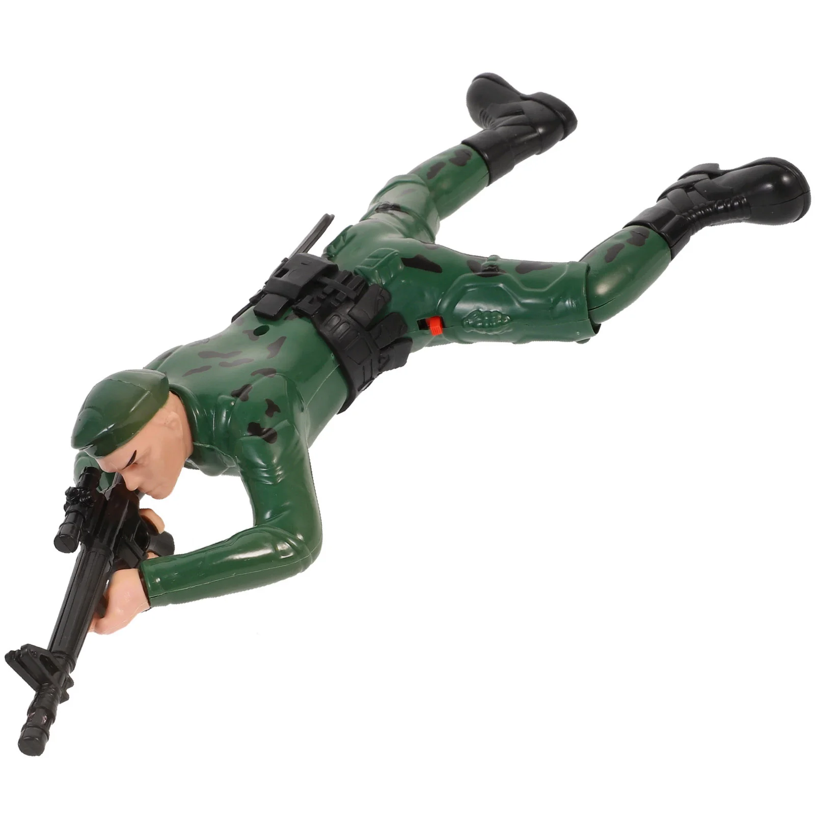 Reptile Figure Toy Child's Understanding Crawling Soldier Figurines Electric Pretend Play Plastic Action