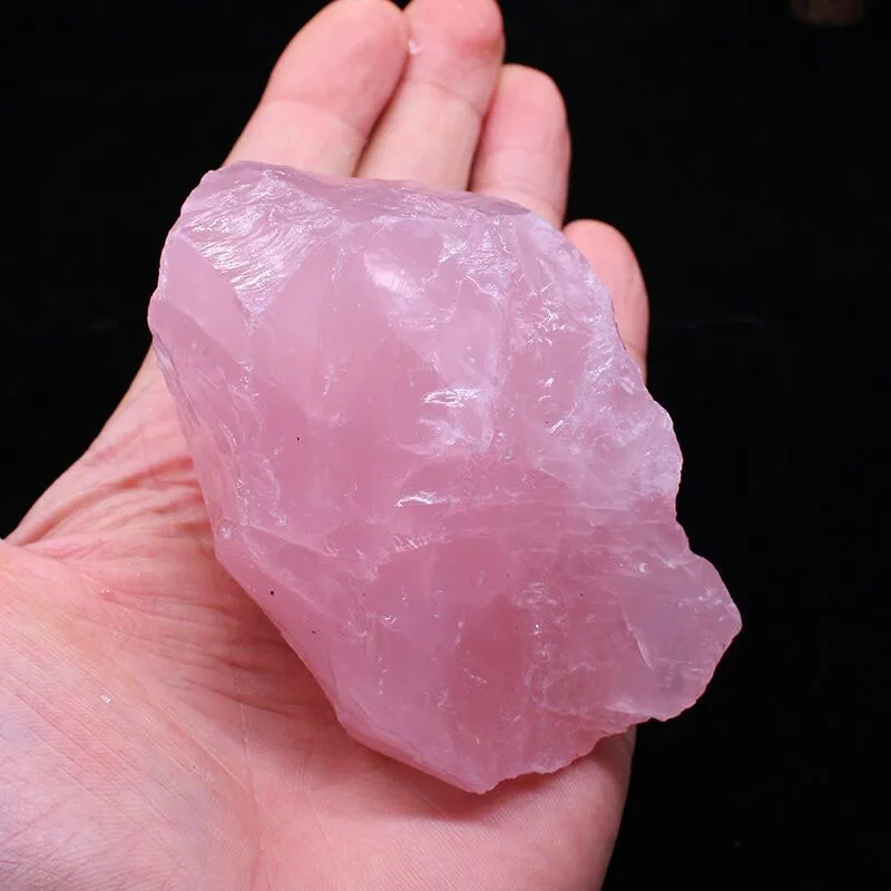 

100% Natural Pink Rose Quartz Stone Raw Crystal Stones Healing Mineral Specimen Rock Stone