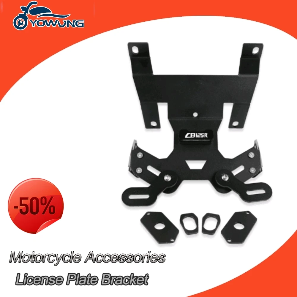 

Motorcycle License Plate Holder Tail Light Bracket Tidy Fender Eliminator For HONDA CB300R CB300R CB250R CB150R CB125R 2018-2024