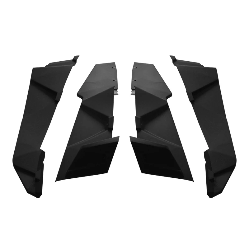 UTV rear  Fender Flares for RZR, Wider Extended rear Mud Flaps Mud Guards for Polaris RZR 1000 XP XP4 / T-urbo