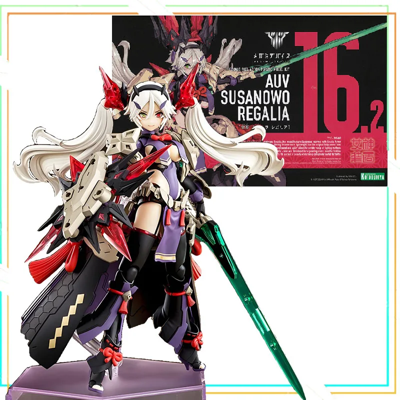 

KOTOBUKIYA Original MEGAMI DEVICE16.2 Anime KP699 AUV SUSANOWO REGALIA Mobile Suit Girl Action Figure Model Toys Gifts for Kids