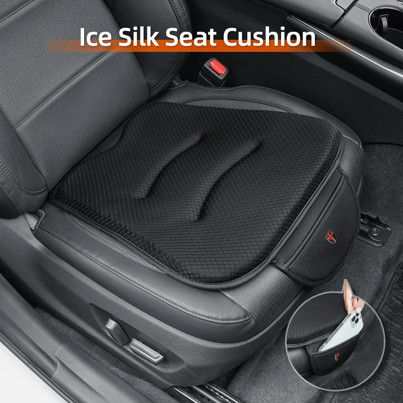 

Дышащий чехол на автомобильное сиденье из ледяного шелка, защитная подушка для хранения водителя для Hongqi H5 H6 H9 E-QM5 HS3 HS5 HS6 HS7 E-HS3 E-HS9 LS5