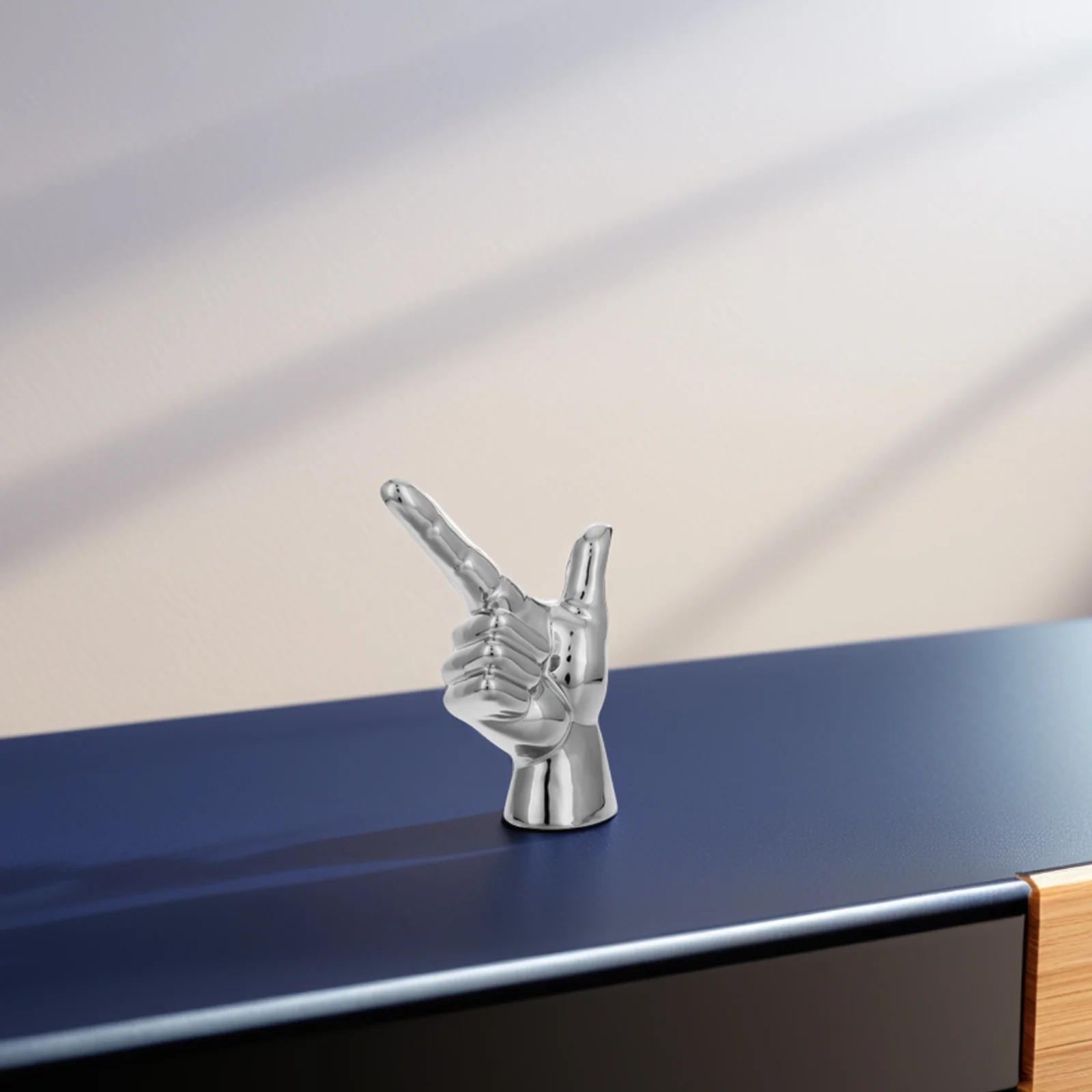 

Ceramic Hand Gesture Desk Statue Elegant Nordic Style Home Decor Bedroom Desktop Ornament Artistic Accent Piece