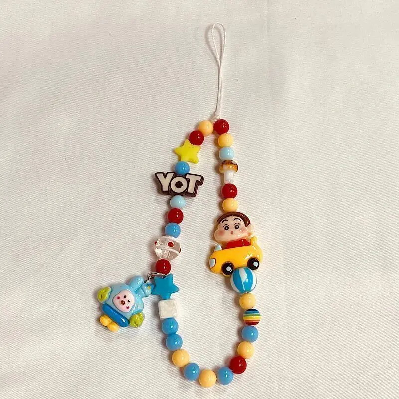 새로운 크레용 신짱 만화 크리 에이 티브 카와이 페르시 휴대 전화 체인 맞춤형 귀여운 애니메이션 주변 장치 배낭 펜던트 선물