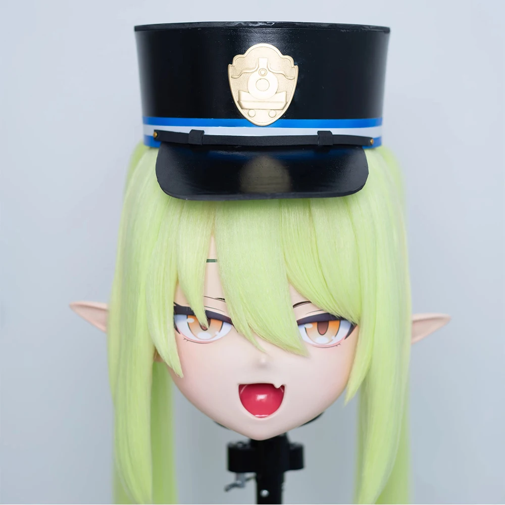 

(MEO0364) Customize Handmade Full Head Lockable Crossdress Male to Female Japanese Cartoon Anime Game Character Kigurumi Mask