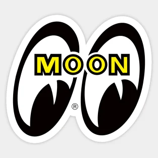 Moon Eyes Jp  5PCS Stickers for Water Bottles Bumper Print Laptop Living Room Funny Home Kid Background Room Car Wall Decor