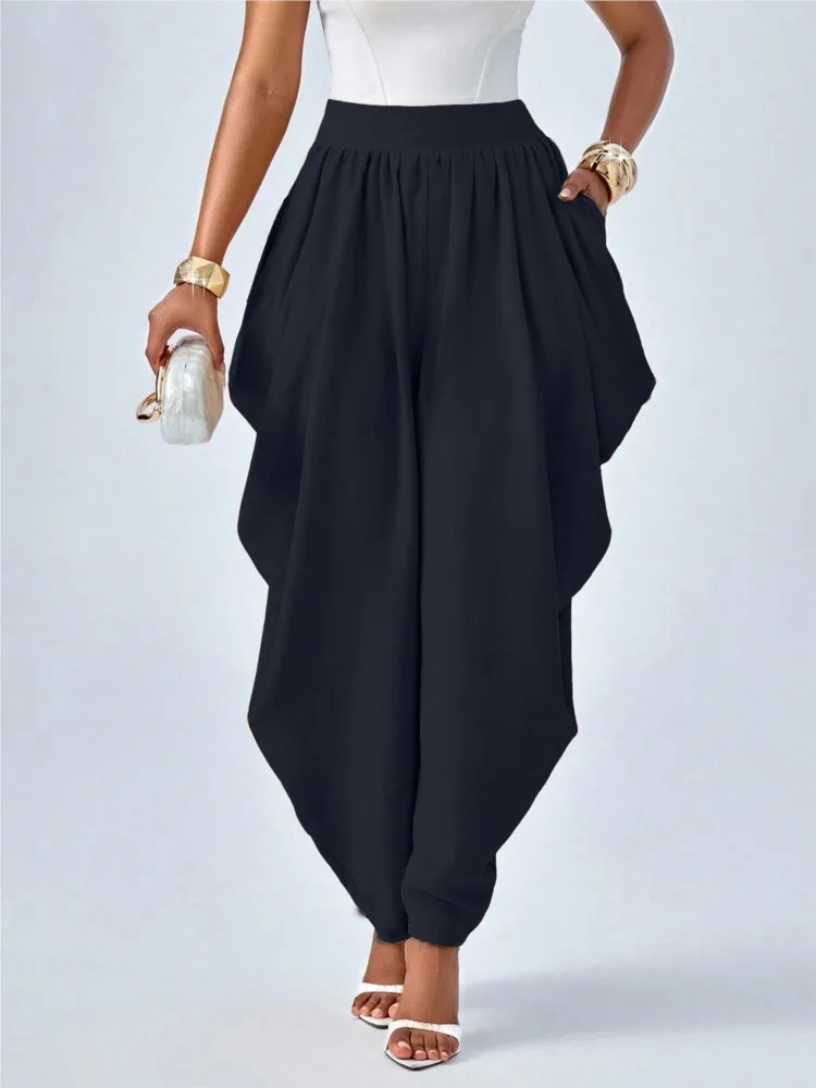 2026 Hot-selling Women's Trousers Limited Time Offer High-waisted Wide-leg Trousers Spring Summer Casual Daily Commuting Pants