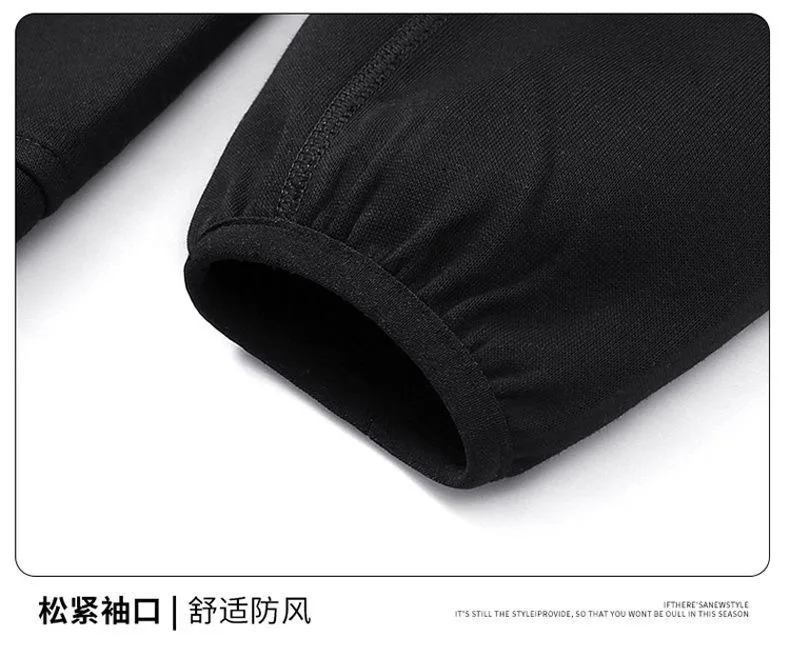 Spring and Autumn New Solid Color Outdoor Sports Multi-pocket Pullover Sweatshirt Men's Casual Loose Breathable Plus Size Top