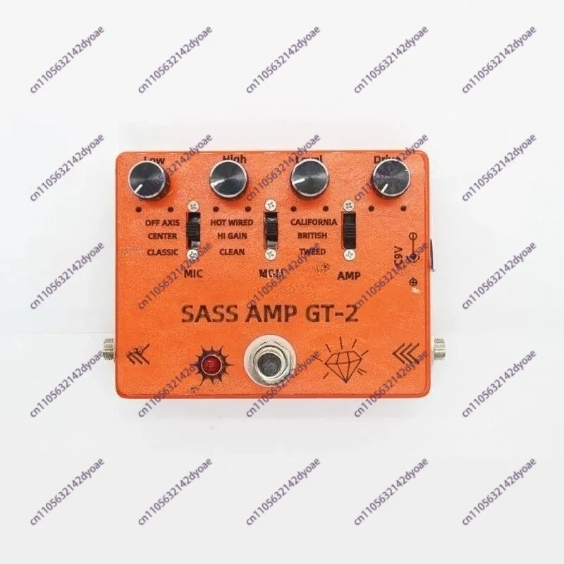 Handmade electric guitar monolithic  speaker analog distortion effect circuit board