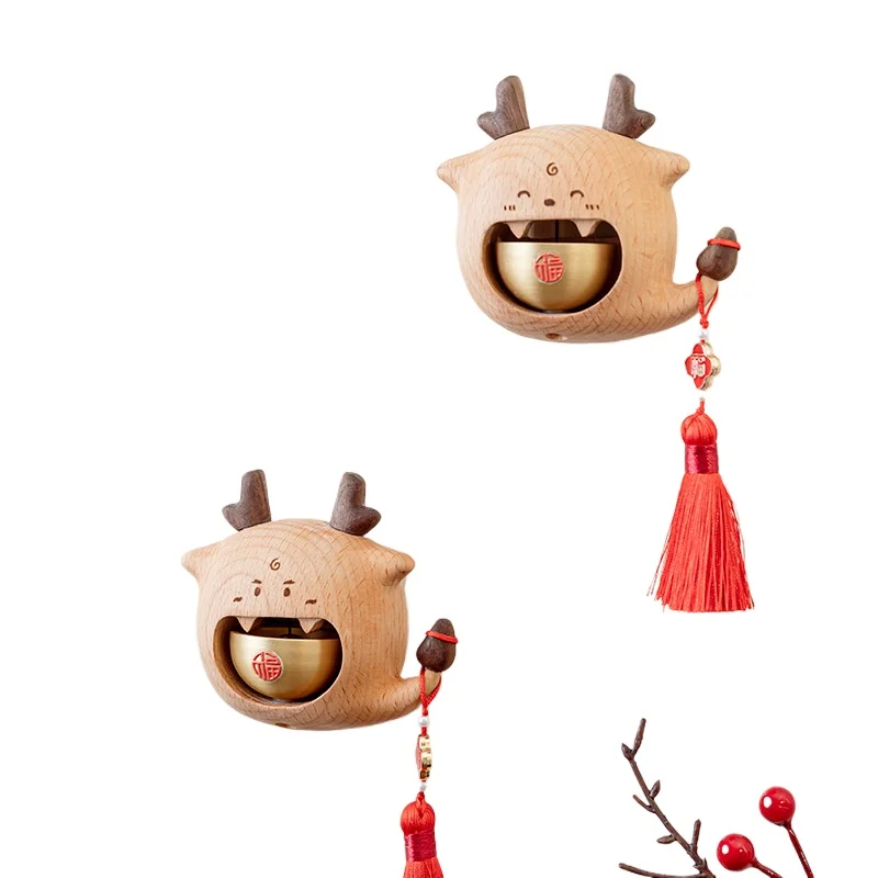 

Suction door-type Dragon Year wind chimes, dopamine doorbell bells, entry door decoration door opening reminder pendant