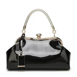 Factory direct ladies light plastic patent leather shell bag foreign trade single womens bags wholesale summer and autumn new