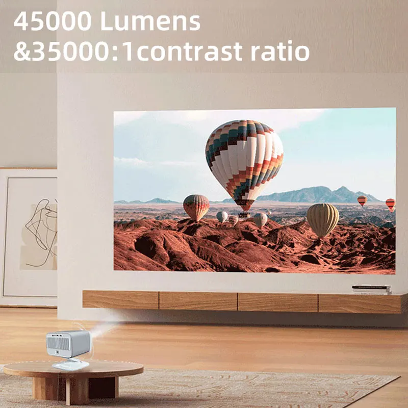 Lenovo 100p full hd 1080p projetor 4k inteligente bluetooth wifi 6 3000ansi foco automático cinema em casa projetores de alto brilho