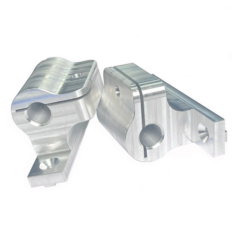 Soporte de eje de aleación de titanio y aluminio mecanizado de precisión CNC personalizado para procesamiento de torno grande piezas mecánicas de alta precisión