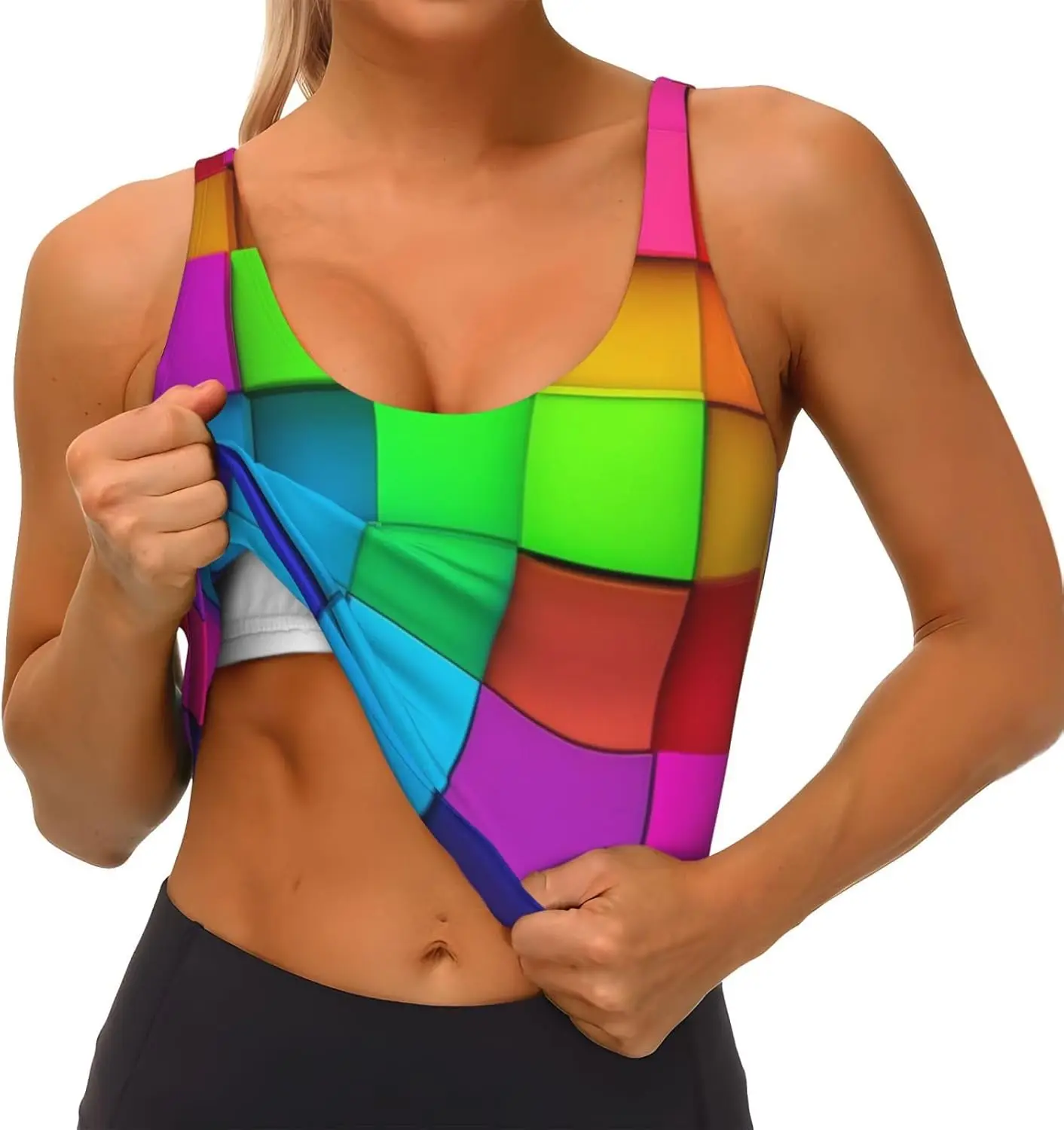 Reggiseni sportivi da donna Reggiseno da yoga con schiena scoperta Reggiseni sportivi da allenamento Canotta corta per sport Atletica Corsa Escursionismo Biker Yoga Palestra