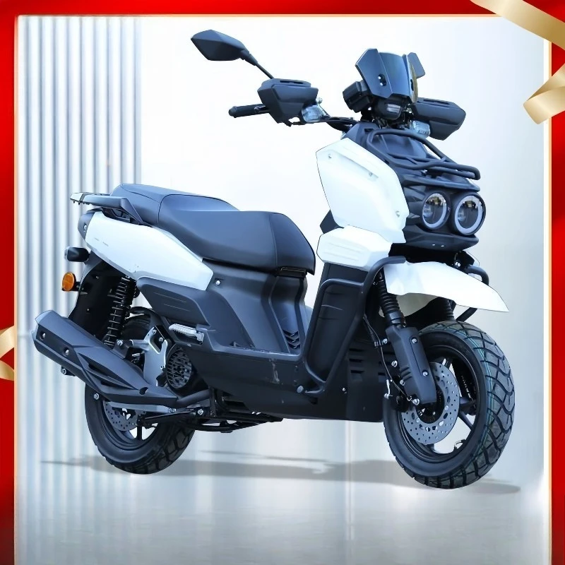 150Cc دواسة شاحنة زيت ذات عجلتين دراجة نارية دفعة الوقود سكوتر #4