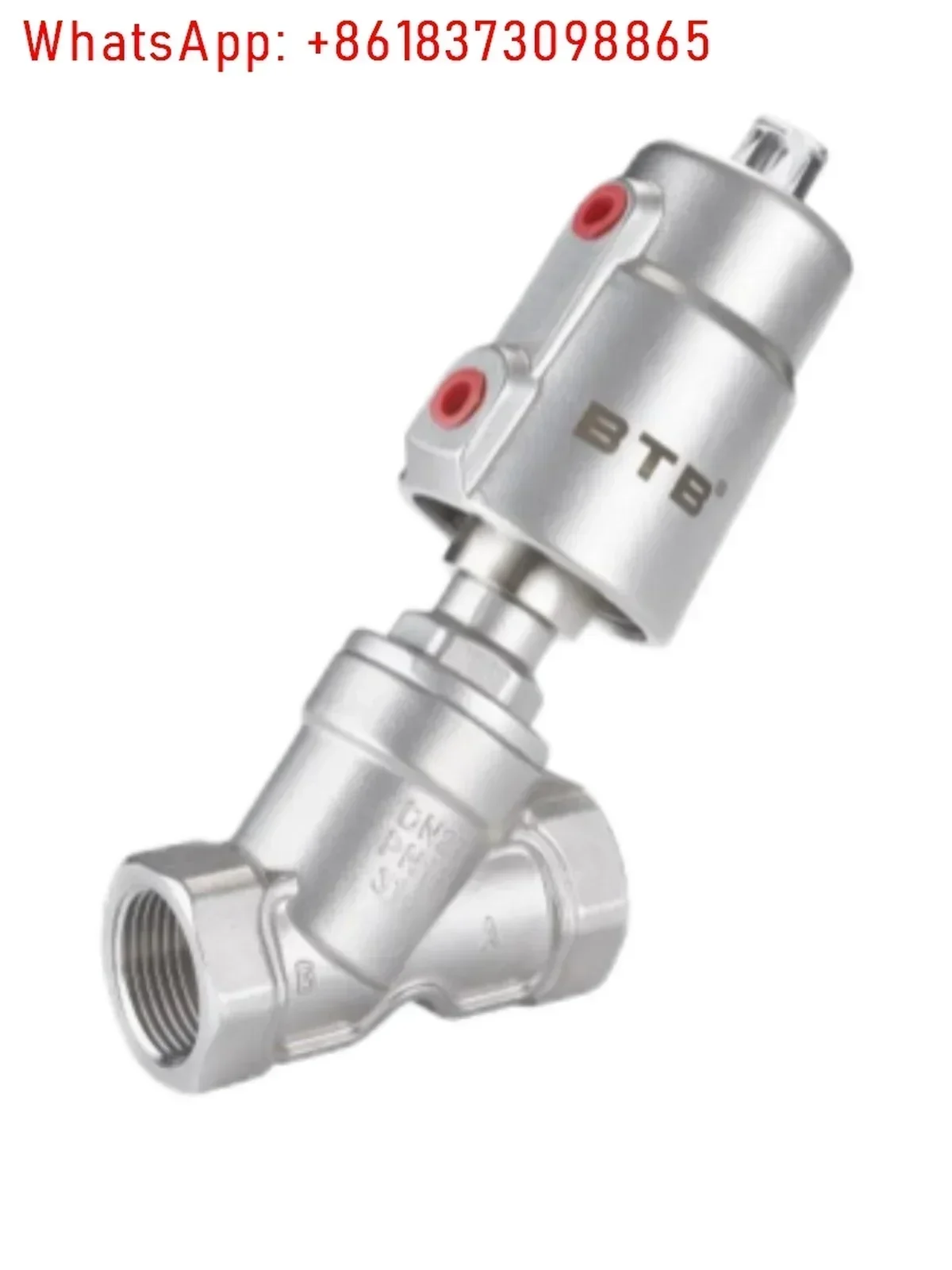 

High-end 304 stainless steel pneumatic angle seat valve control valve Y-thread high temperature corrosion resistance