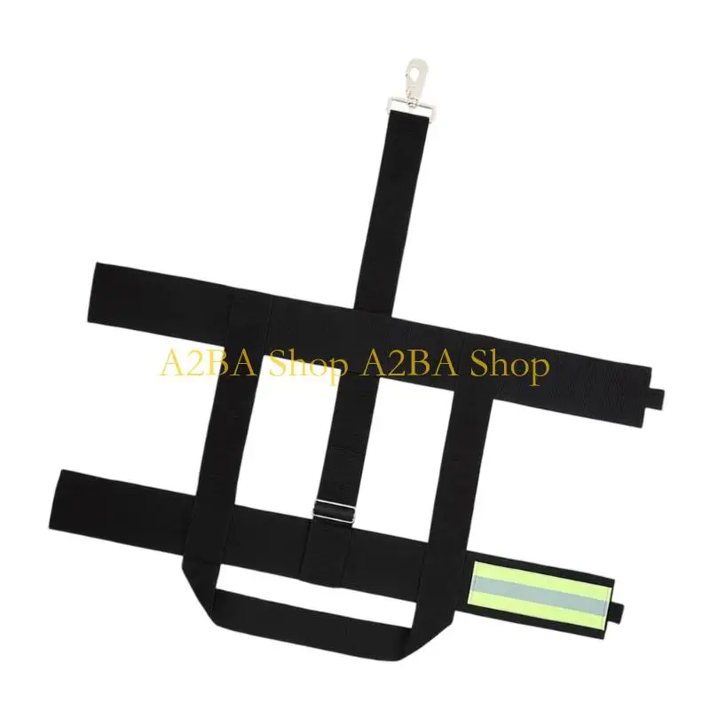A2BA Nylon Extinguishers Holder Belt For 2.5 Gallon Models Adjustable Carrying Strap For Industrial And Outdoor Use