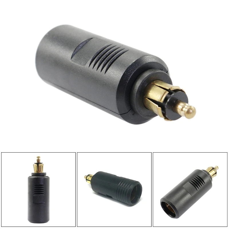 1 Pcs 12V 24V EU Plug for Bmw Motorcycle Cigarette Short Socket Adaptor Converter for mobile phone GPS 120W 20A