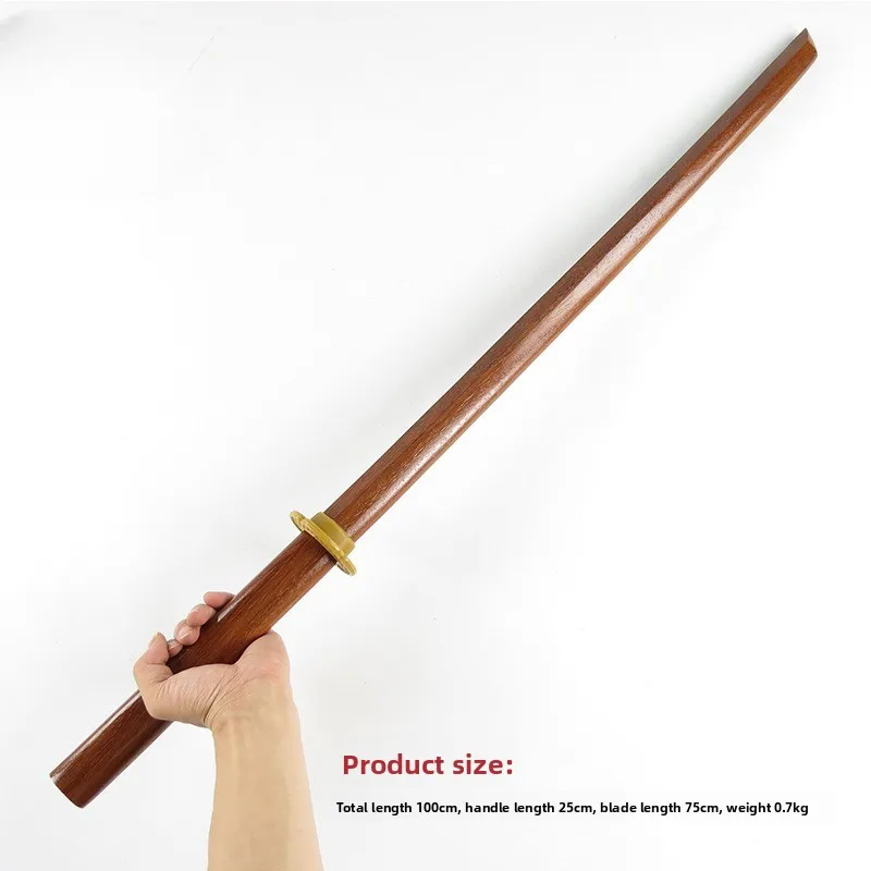 100 centimetri/33.37in Medievale Formazione Spada di Legno Modello Cosplay Puntelli Kendo Anime Periferiche Fidanzato Regalo Da Collezione Giocattolo di Pratica