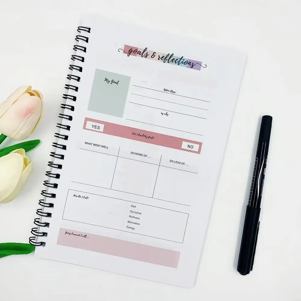 12 Month Weight Loss Plan Book Wellness Planner Progressive Monthly Planner Monthly Measurement Goal Setting Fitness Journal