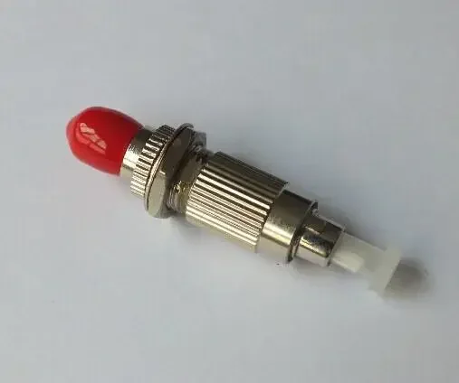 SMA Female to FC Male Fiber Optic Adapter Hybrid Coupler Brass