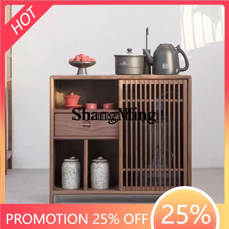 

SM new household new Chinese tea cabinet Zen tea room boiling table tea cabinet solid wood furniture