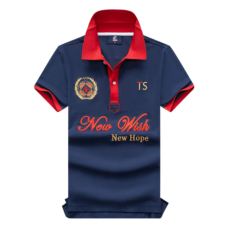 

TS High Quality Men's Golf Polos Short Sleeve Casual Moisture Wicking Collar T-Shirts Male Clothing for Sports And Fitness