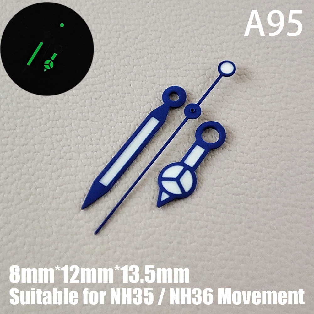 Watch Accessories Watch Hands NH35 Hands NH36 Hands C3 Green Luminous And Non-Luminous Suitable For NH35/NH36 Movement