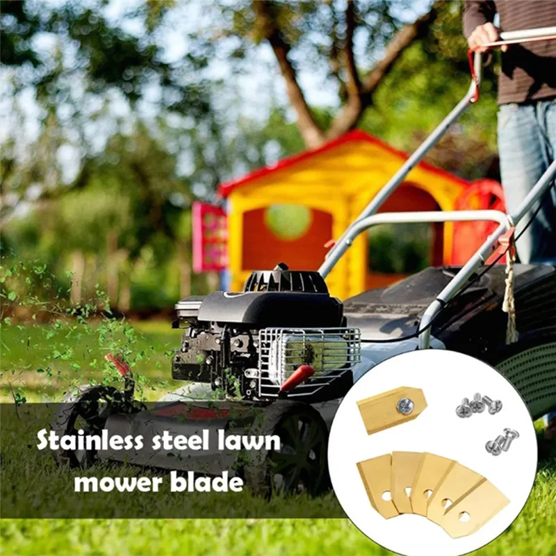 A74E-Para lâminas de substituição de cortador de grama compatíveis com Automower/Gardena/Yardforce - 45 peças cortador de grama afiado de 0,7 mm