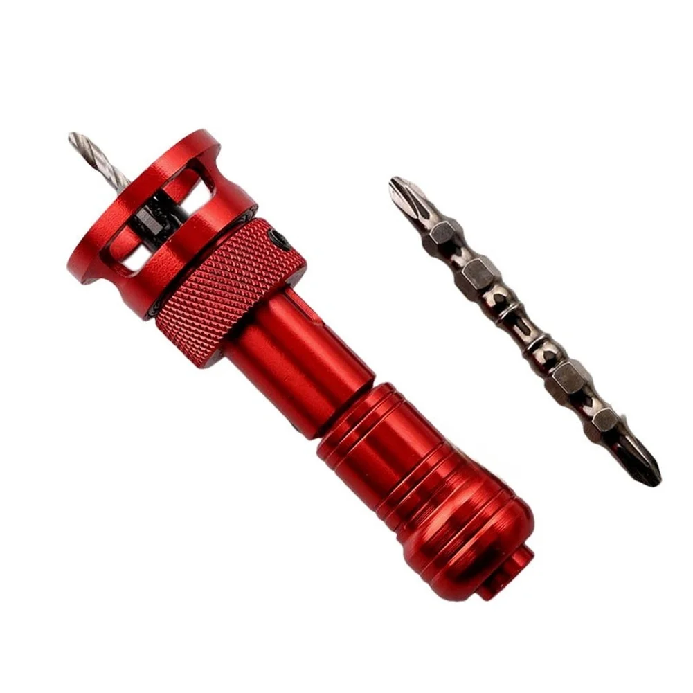 Countersink Drill Bit Designed for Dual Function Use in Wood Drilling and Countersinking with Depth Adjustment