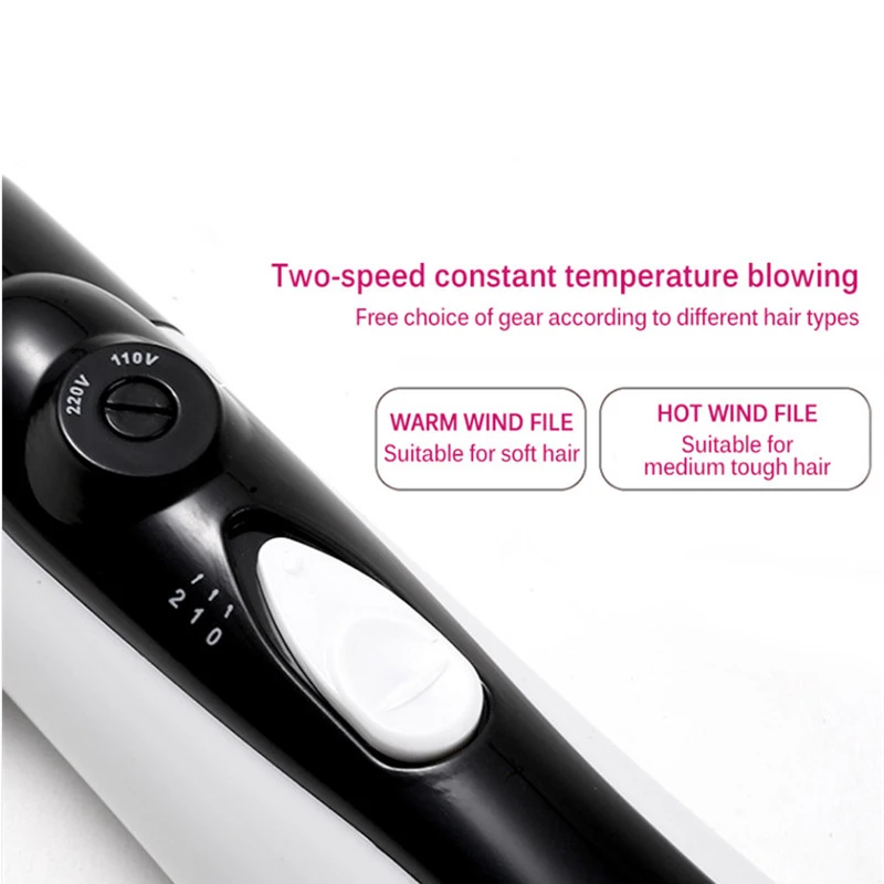 Hot Air Brush One Step Hair Dryer Volumizer Negative Ionic Styler Dry Straighten Curl for Women Salon Home Use view 3