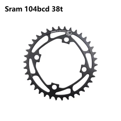 Sram Bicycle Crank 104bcd Cycling Round 38T Chainring For Mountain Bike Riding Parts Chainwheel Circle Crankset Plate