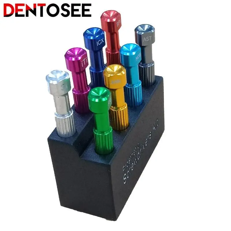 8Pcs Dental Implant Screw Driver Dentistry Tool Kit Micro Screwdriver Dentist Instrument High Quality