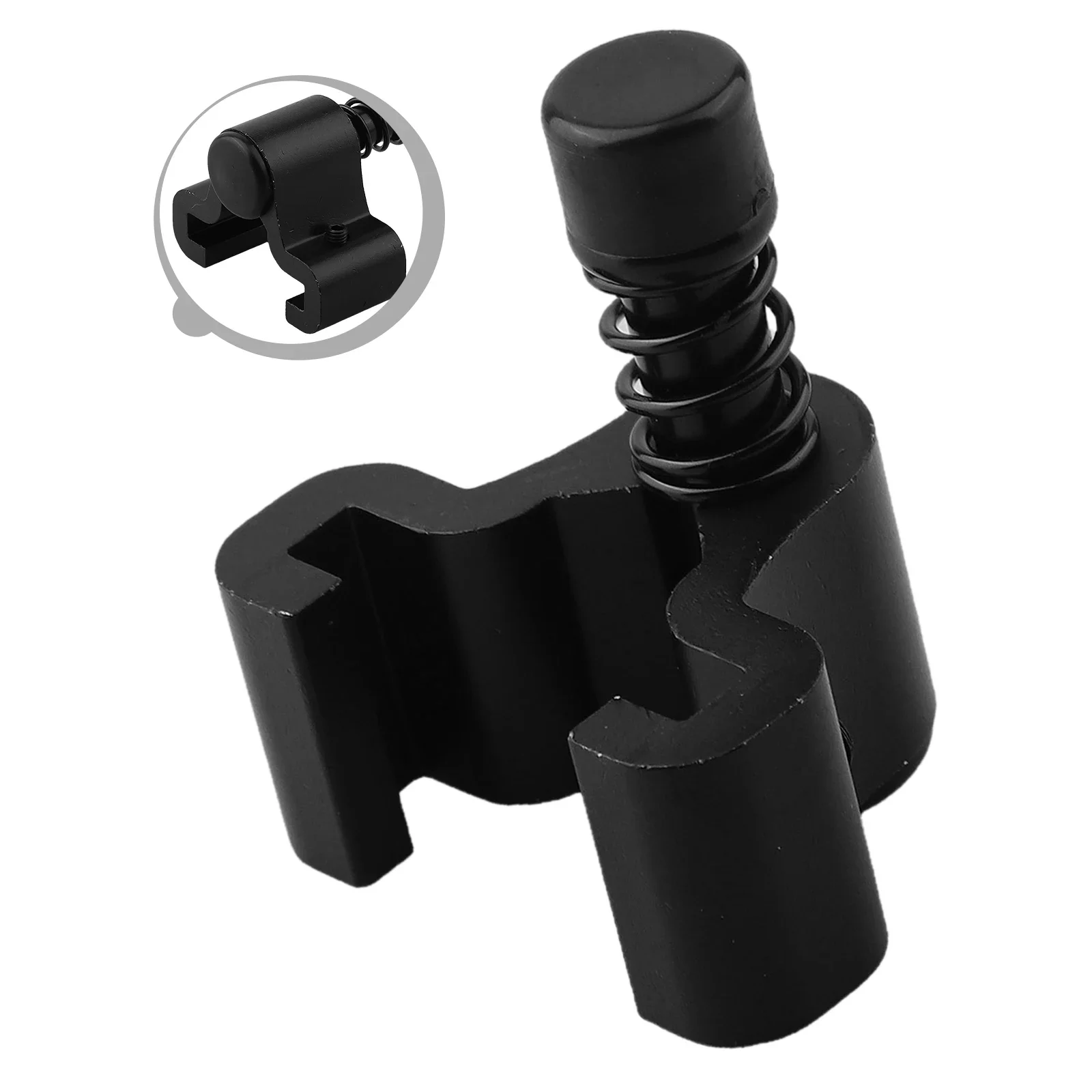 

High Quality Barn Door Stopper Household Hardware Aluminum Black Double Pulley Easy Install Hardware Accessories