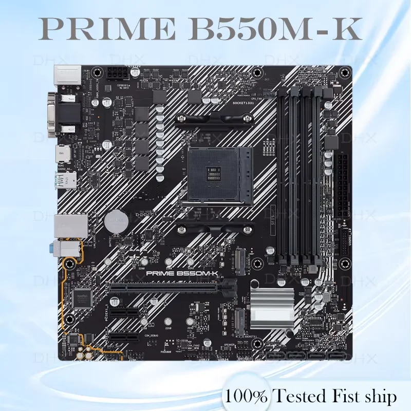 For GIGABYTE B550M K Motherboard with dual Ryzen AM4 micro ATX AMD B550 Mainboard 100% Tested OK Fully Work be shipp quickly DH