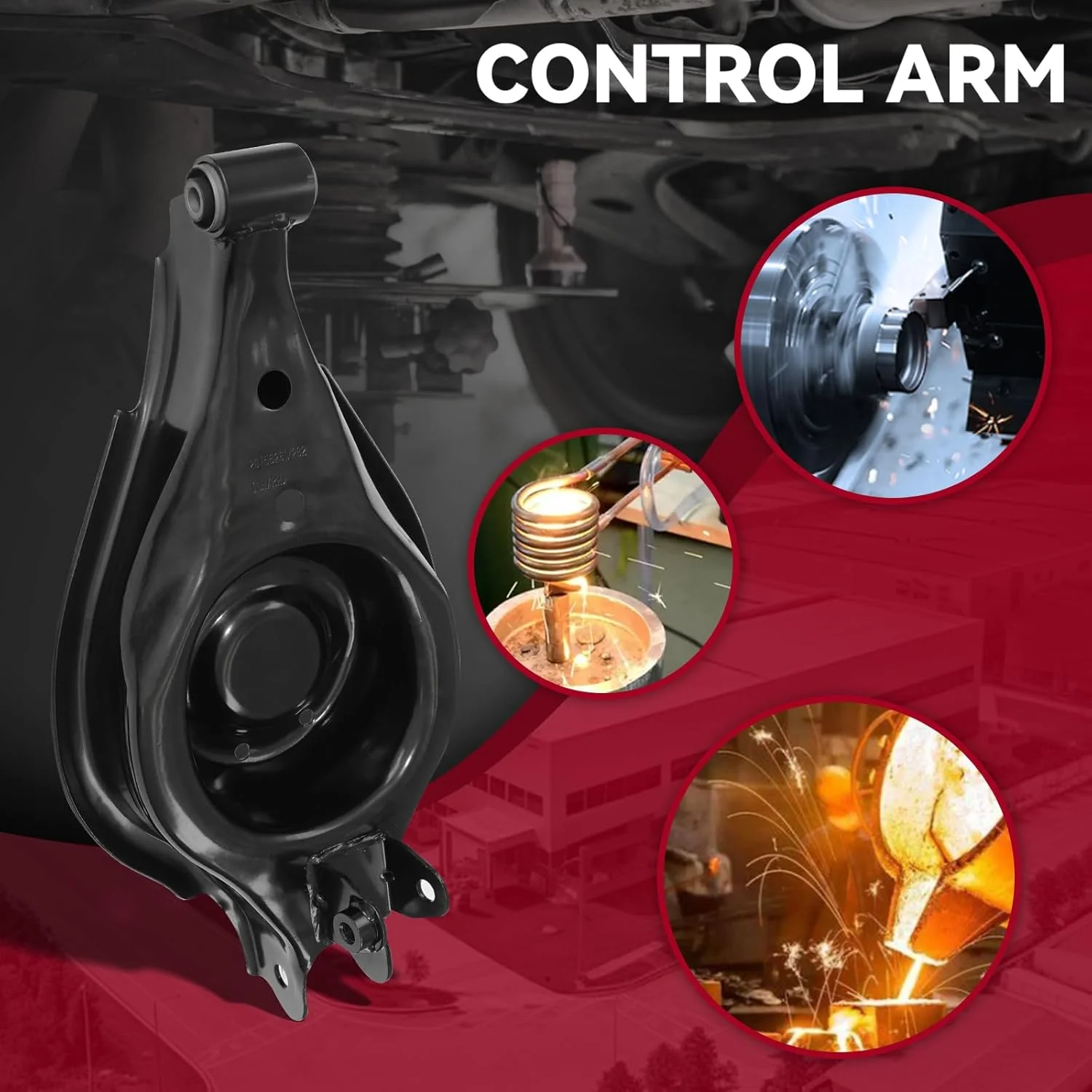 2 قطعة ذراع التحكم الخلفي السفلي الخلفي لسيارة شيفروليه الاعتدال جي إم سي التضاريس بونتياك تورنت سوزوكي XL-7 زحل Vue FWD